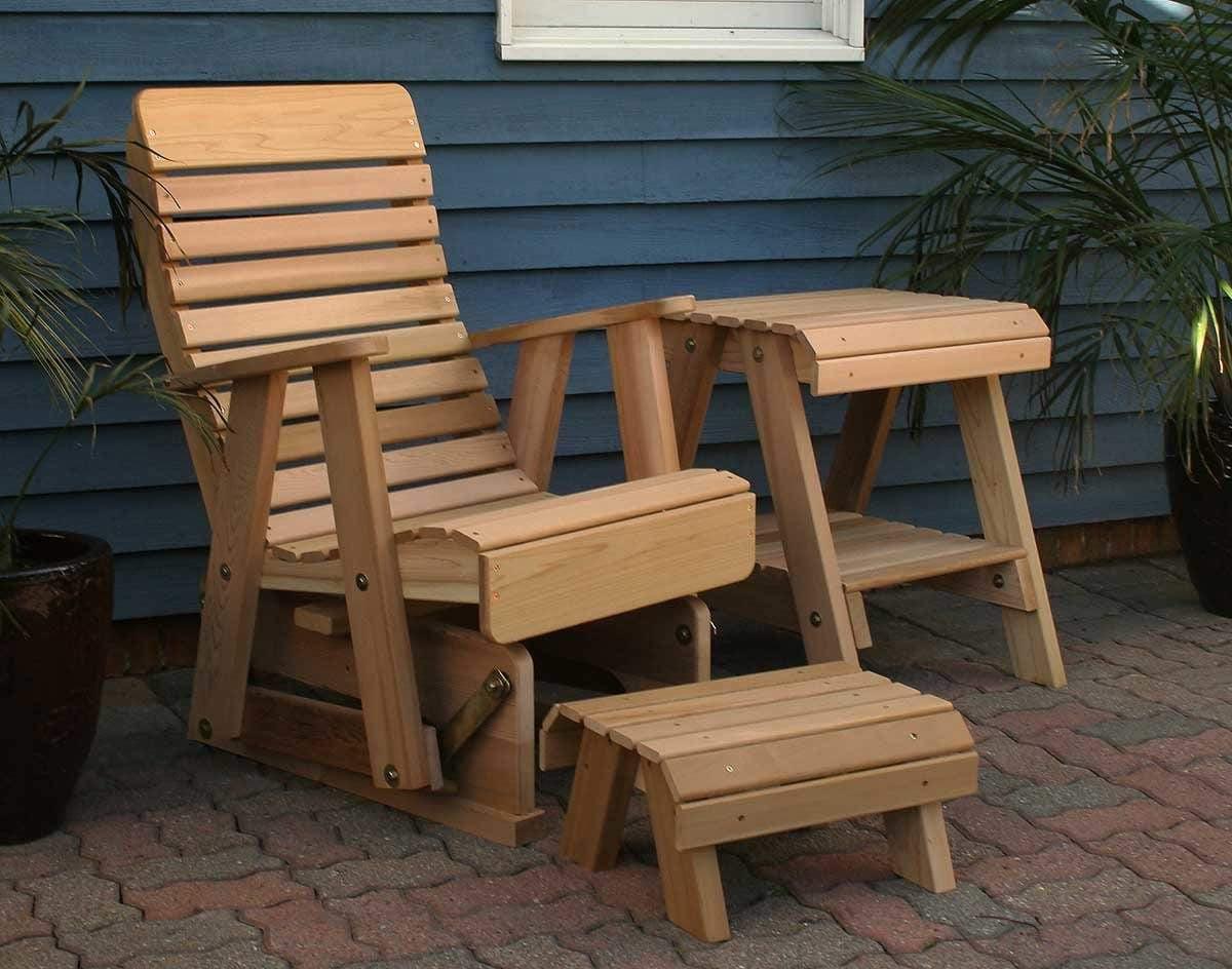 Creekvine Designs Zedern-Teiche Rocking Glider Chair Set