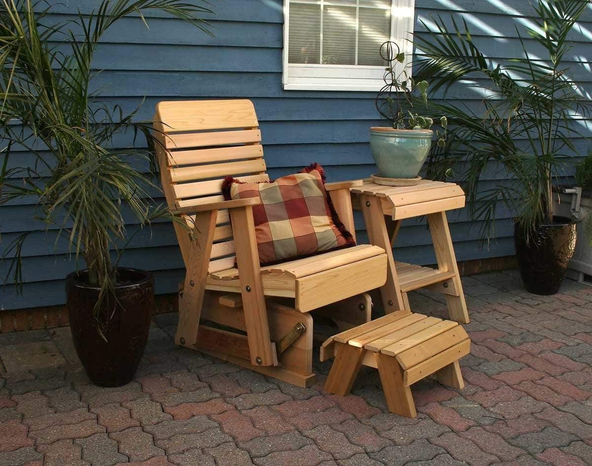Creekvine Designs Zedern-Teiche Rocking Glider Chair Set