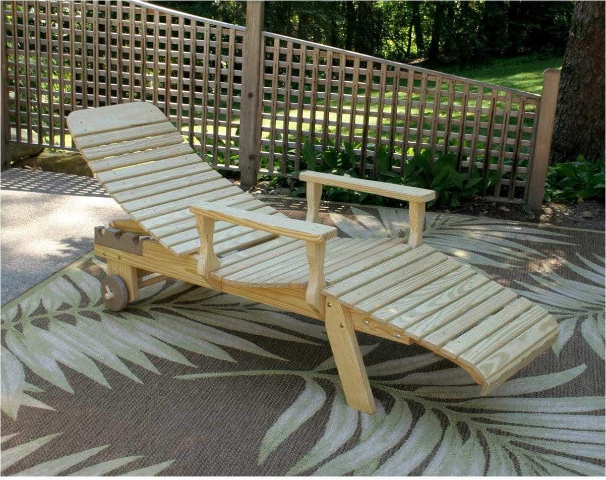Creekvine Designs behandelt Pine Chaiselongue mit Armen