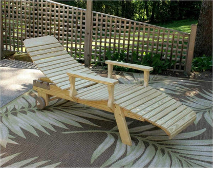 Creekvine Designs behandelt Pine Chaiselongue mit Armen