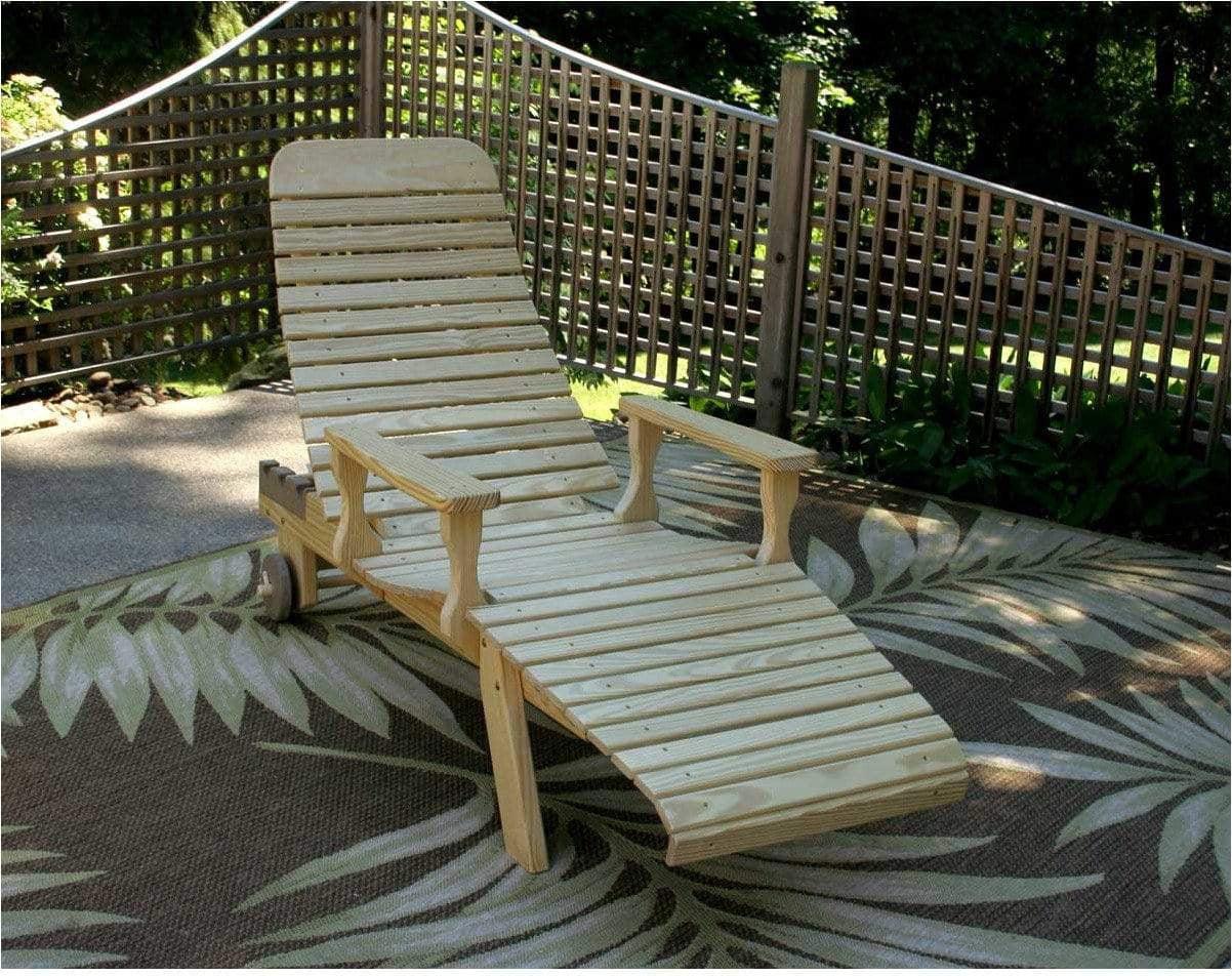 Creekvine Designs behandelt Pine Chaiselongue mit Armen