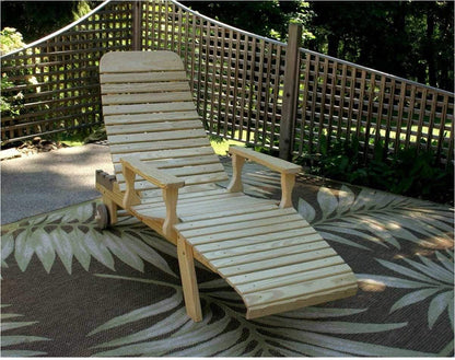 Creekvine Designs behandelt Pine Chaiselongue mit Armen