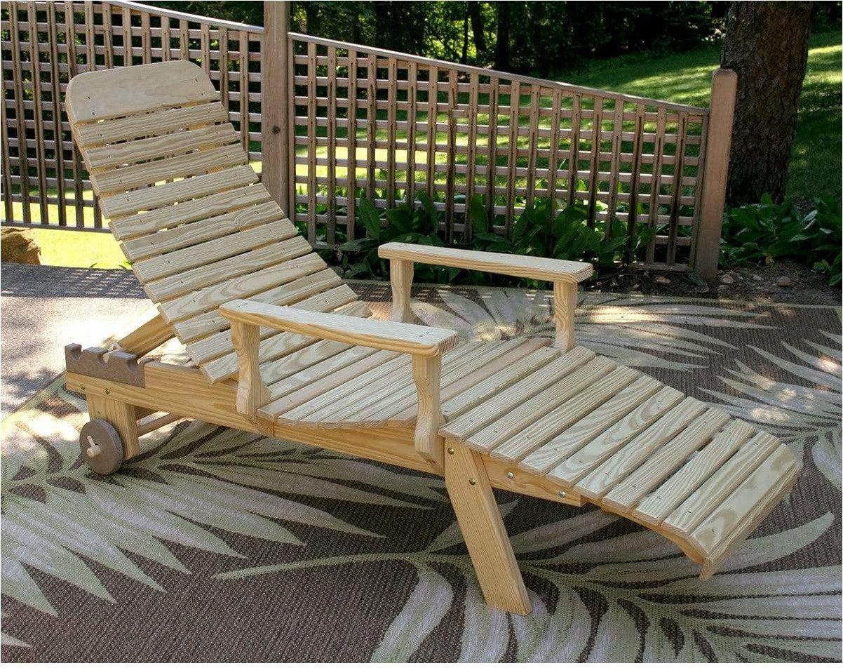 Creekvine Designs behandelt Pine Chaiselongue mit Armen