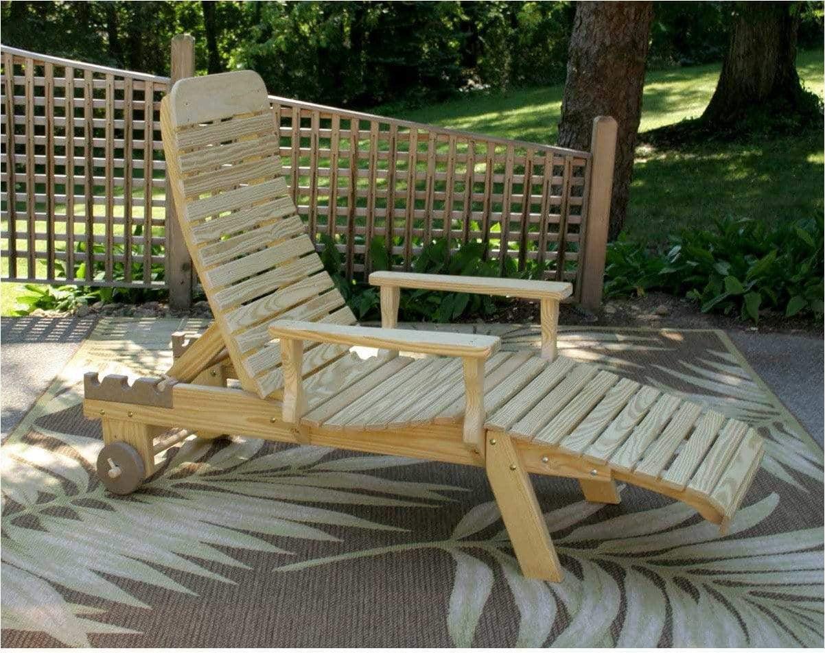 Creekvine Designs behandelt Pine Chaiselongue mit Armen