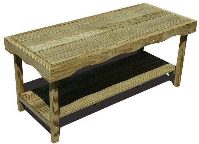 Creekvine Designs Behandelte Pine Couchtisch