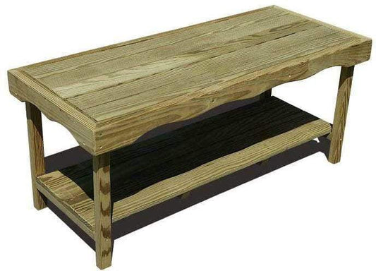 Creekvine Designs Behandelte Pine Couchtisch