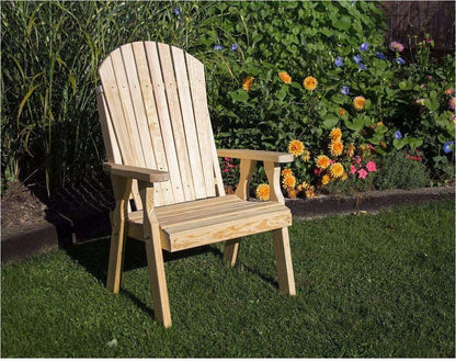 Creekvine Designs Behandelte Pine Curveback Patio Stuhl