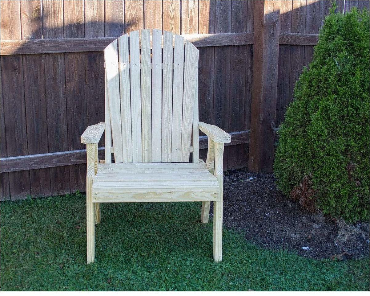 Creekvine Designs Behandelte Pine Curveback Patio Stuhl