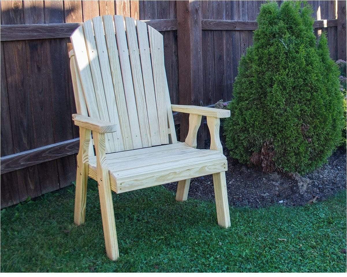 Creekvine Designs Behandelte Pine Curveback Patio Stuhl