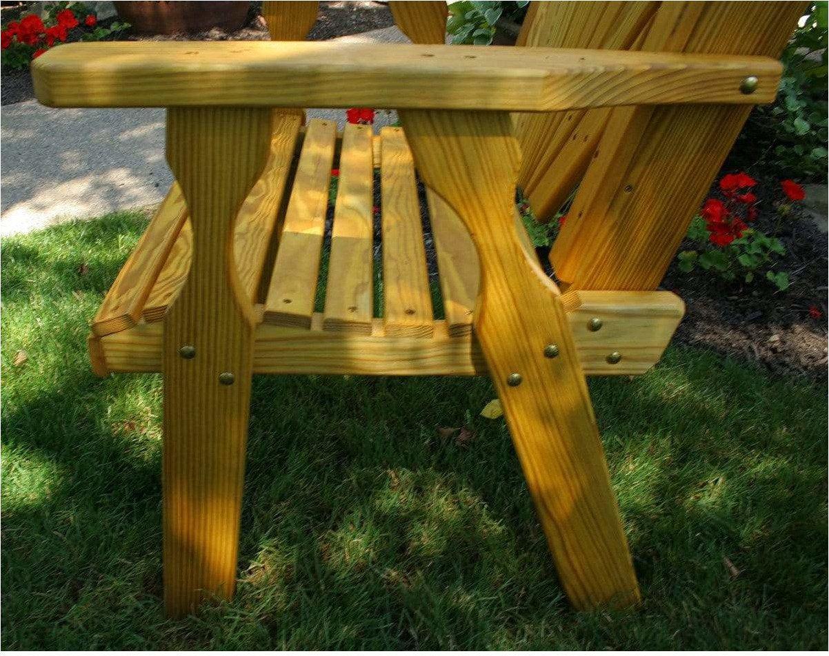 Creekvine Designs Behandelte Pine Fanback Patio Stuhl