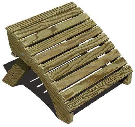 Creekvine Designs Behandelte Kiefer Folding Adirondack Fußhocker