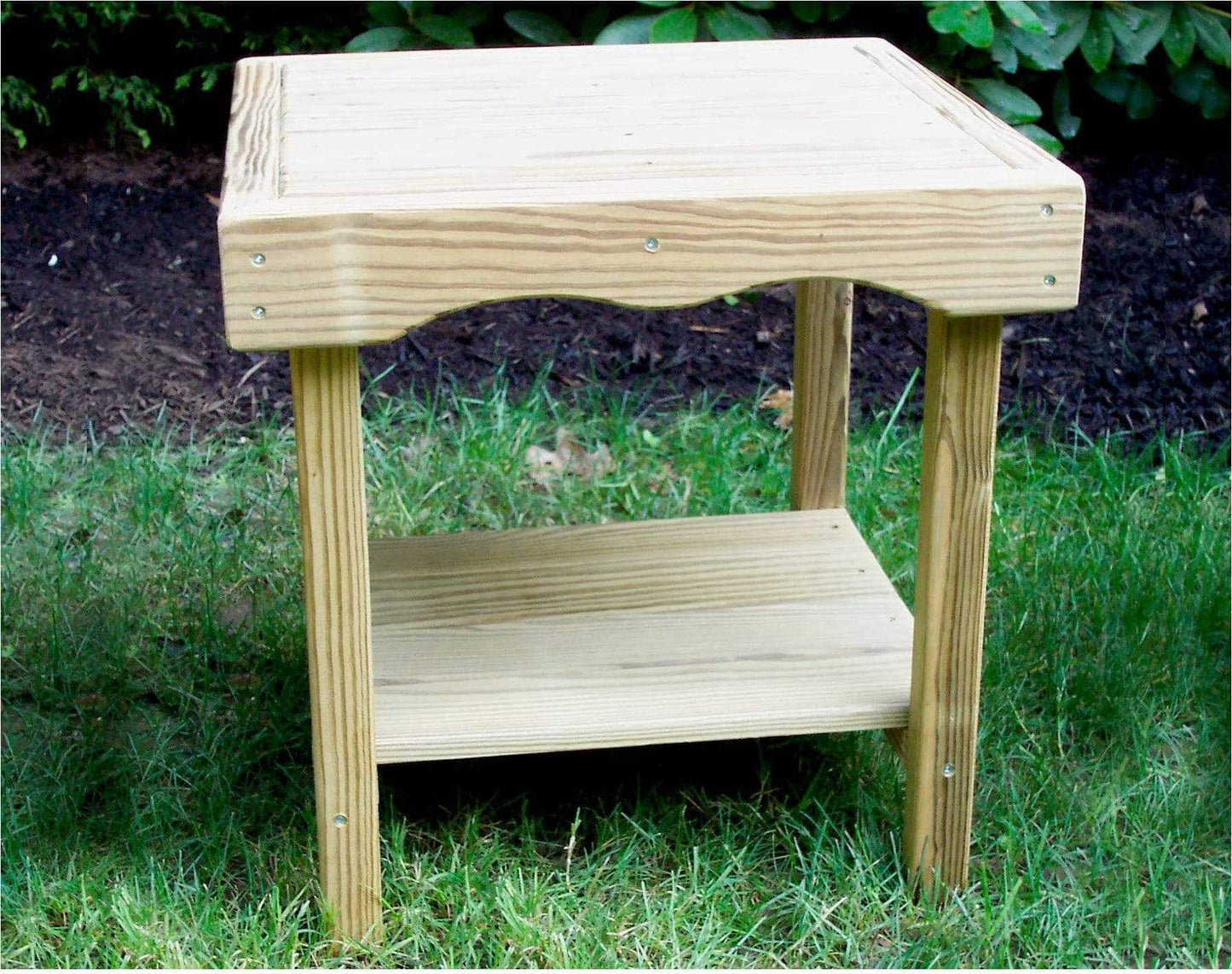 Creekvine Designs Behandelte Kiefer Rechteckigen Endtisch