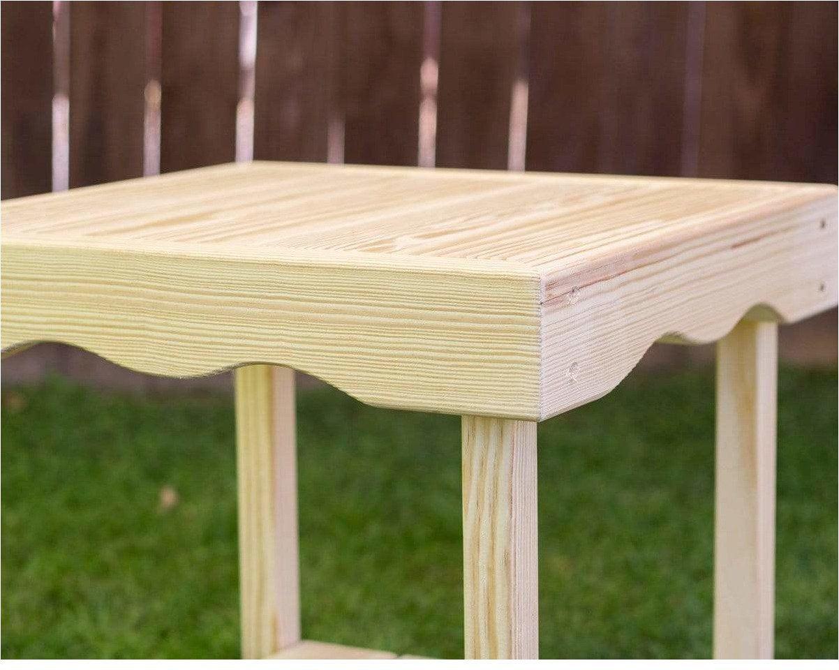 Creekvine Designs Behandelte Kiefer Rechteckigen Endtisch