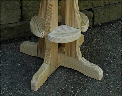 Creekvine Designs Behandelt Pine Star Design Pub Hocker