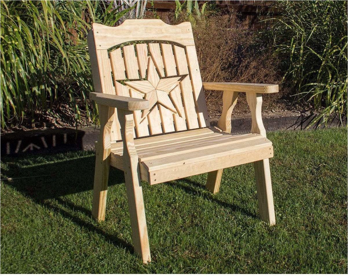 Creekvine Designs Behandelte Kiefer Starback Chair