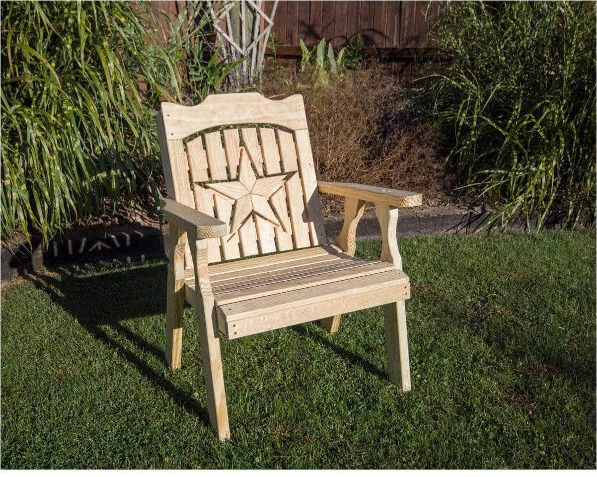 Creekvine Designs Behandelte Kiefer Starback Chair