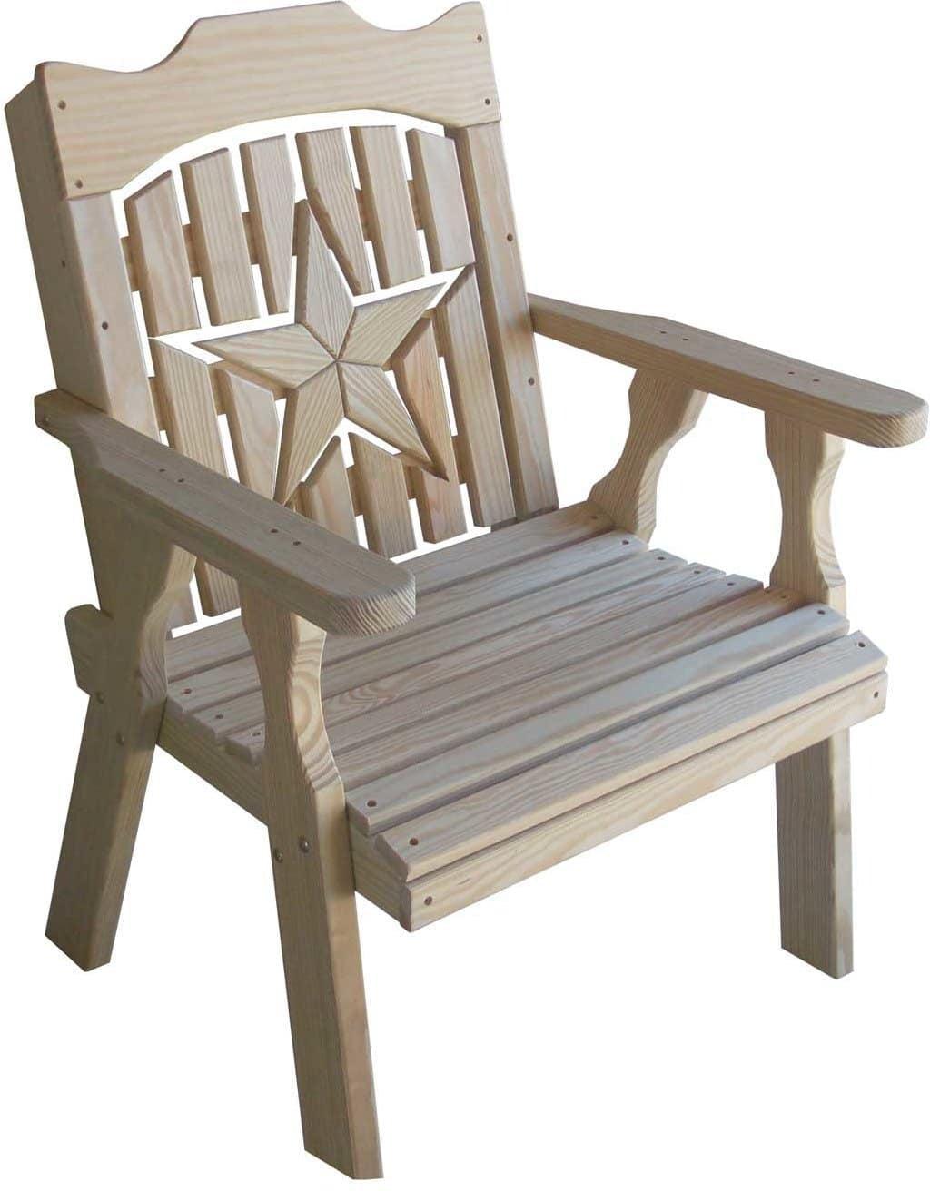 Creekvine Designs Behandelte Kiefer Starback Chair