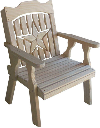 Creekvine Designs Behandelte Kiefer Starback Chair