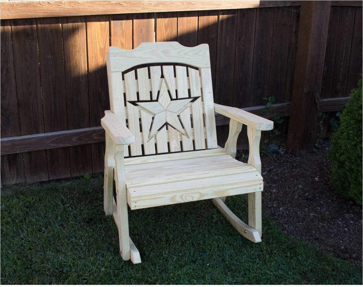 Creekvine Designs Behandelt Pine Starback Rocker