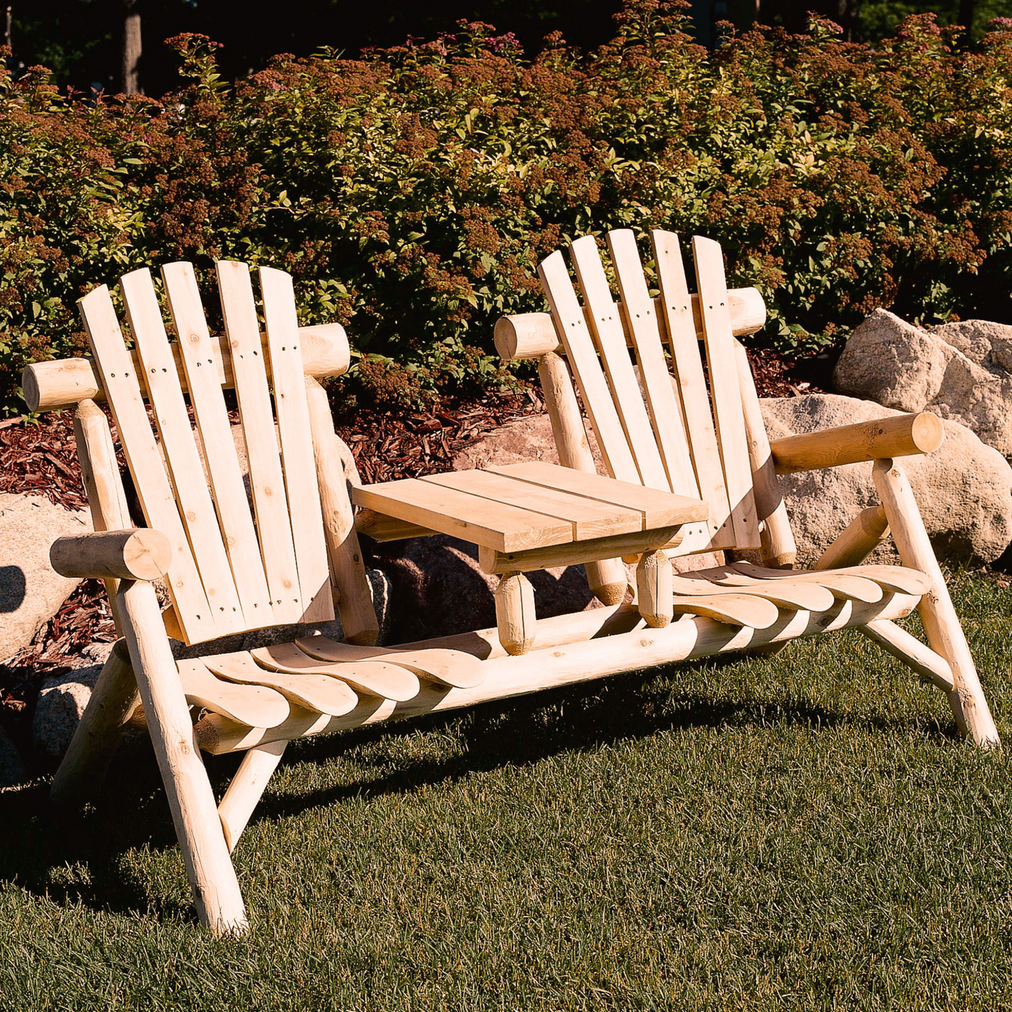 Lakeland Mills Cedar Log Tete-A-Tete