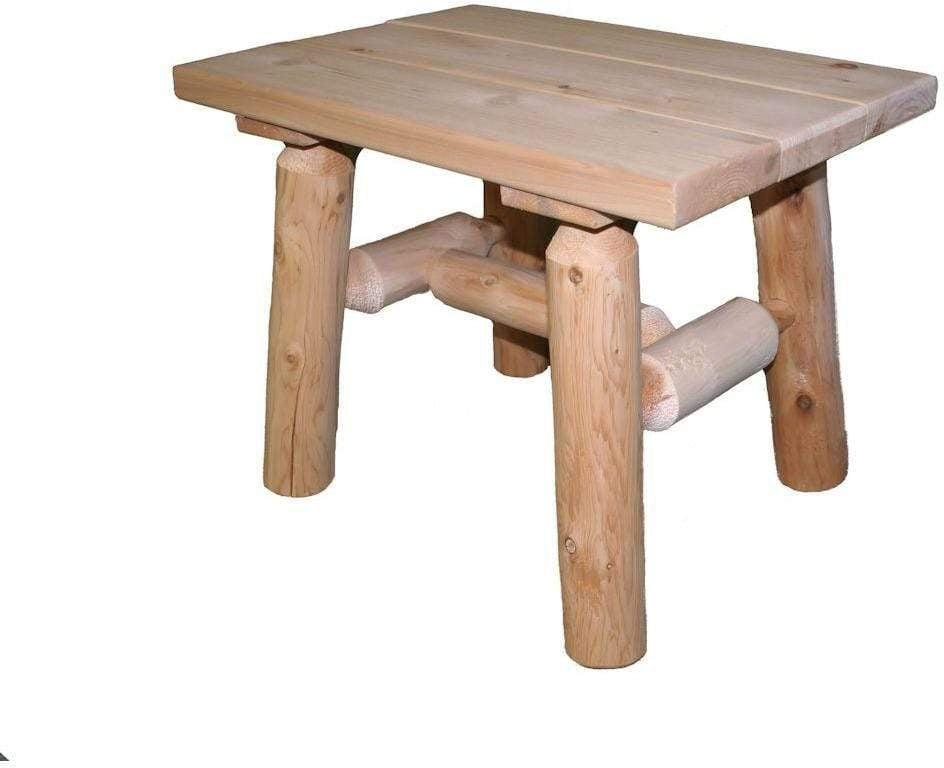 Lakeland Mills Cedar Log Beistelltisch