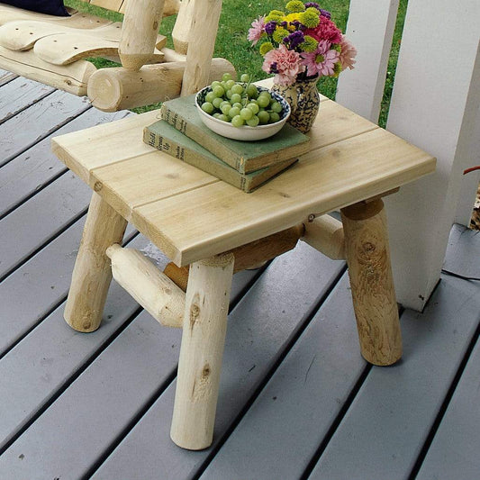 Lakeland Mills Cedar Log Beistelltisch