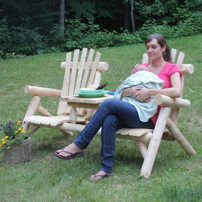 Lakeland Mills Cedar Log Tete-A-Tete