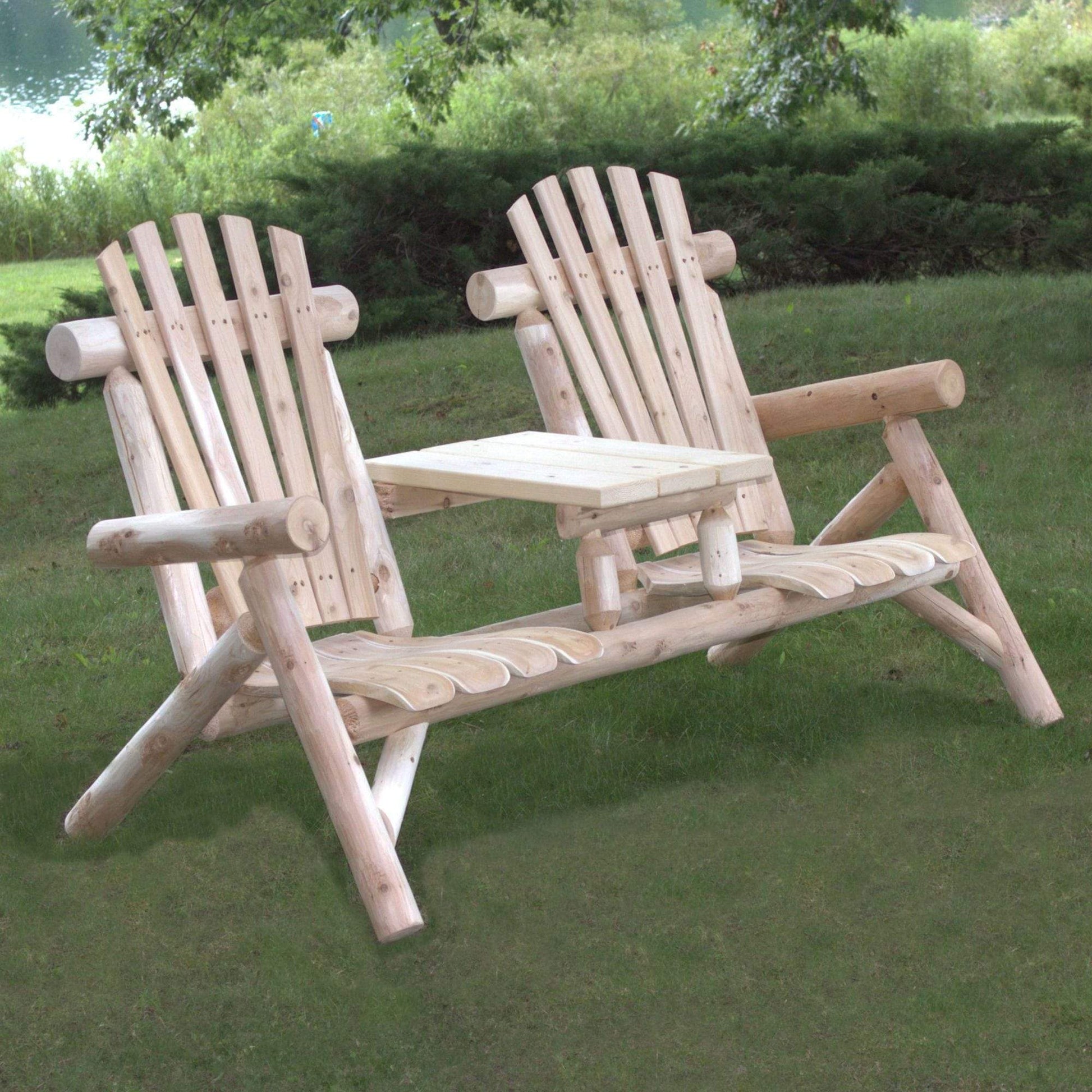 Lakeland Mills Cedar Log Tete-A-Tete