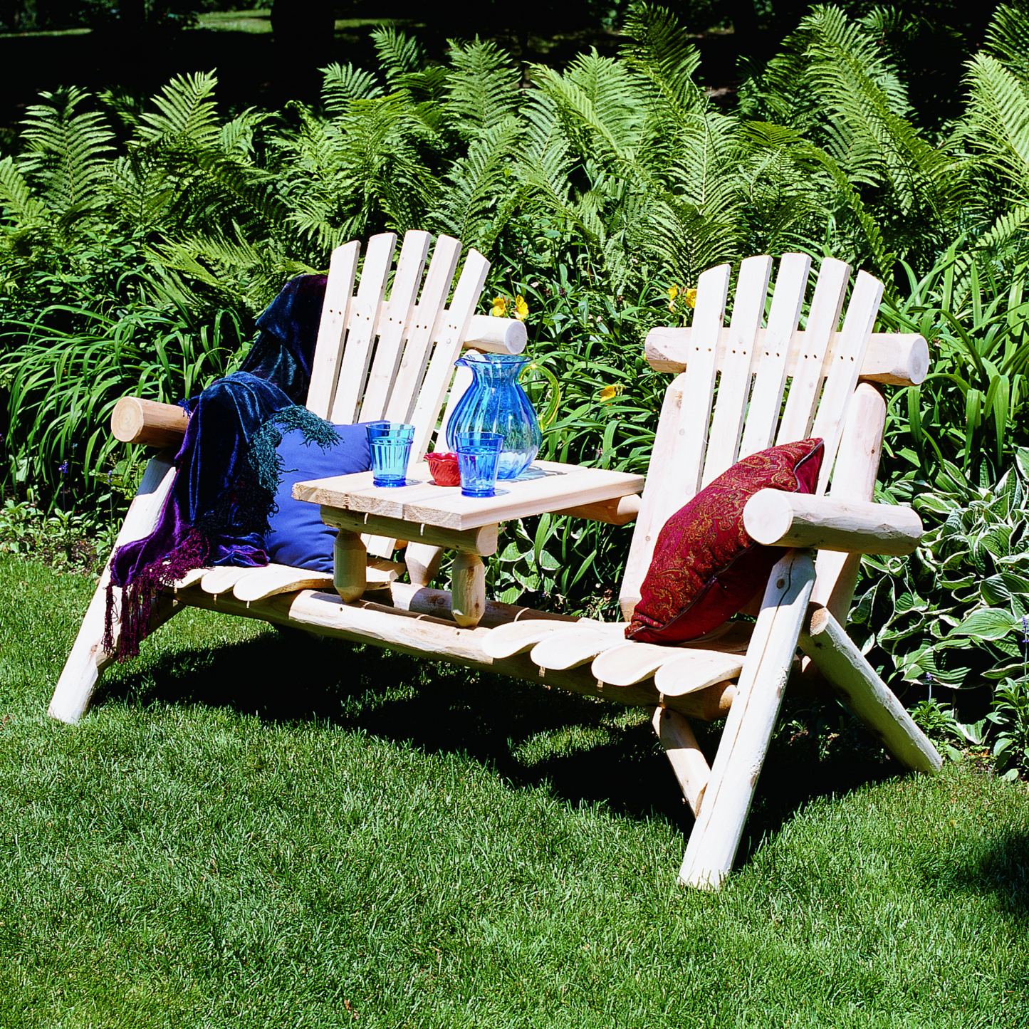 Lakeland Mills Cedar Log Tete-A-Tete