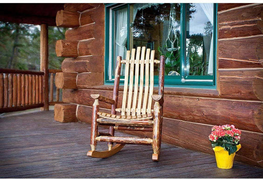 Montana Woodworks Glacier Country Kollektion Adult Log Rocker (Extrem Stain Finish)
