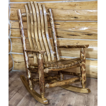 Montana Woodworks Glacier Country Kollektion für Erwachsene Log Rocker