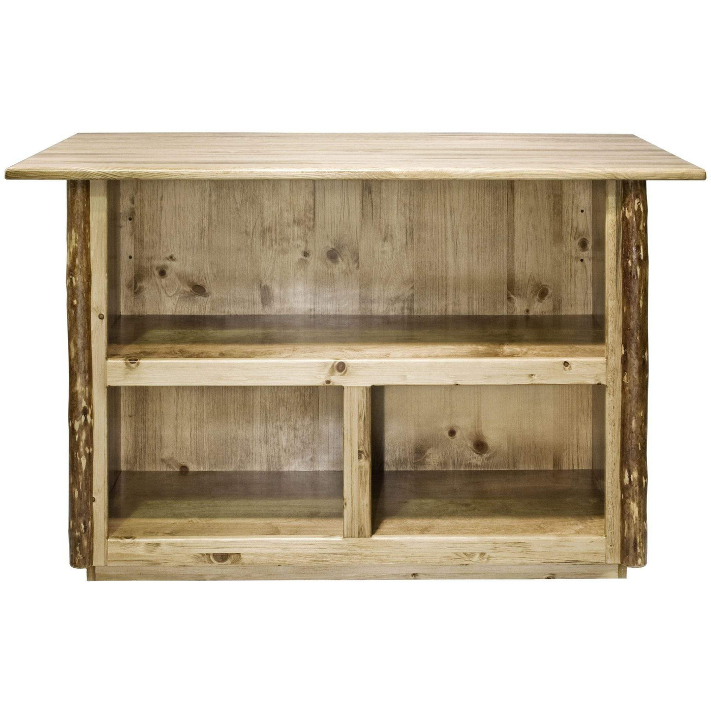Montana Woodworks Glacier Country Kollektion Bar mit Fußschiene