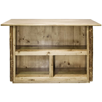 Montana Woodworks Glacier Country Kollektion Bar mit Fußschiene
