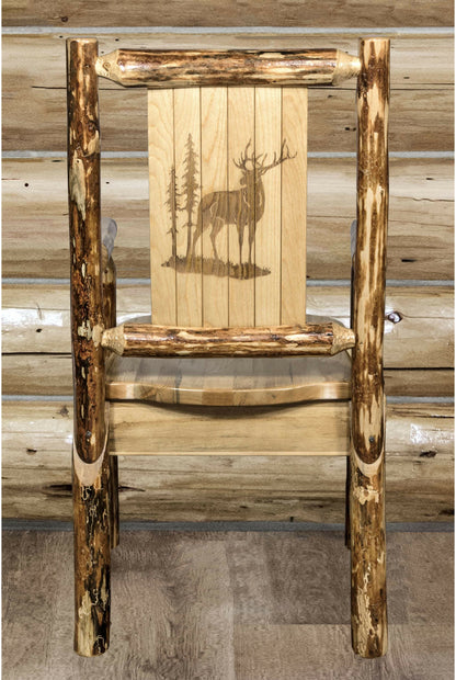 Montana Woodworks Kapitänsstuhl mit Lasergravur