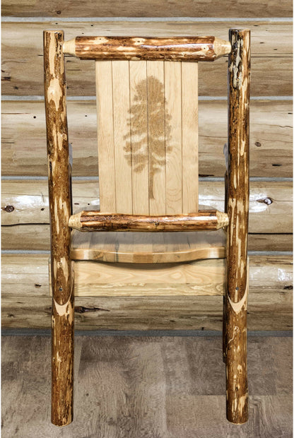 Montana Woodworks Kapitänsstuhl mit Lasergravur