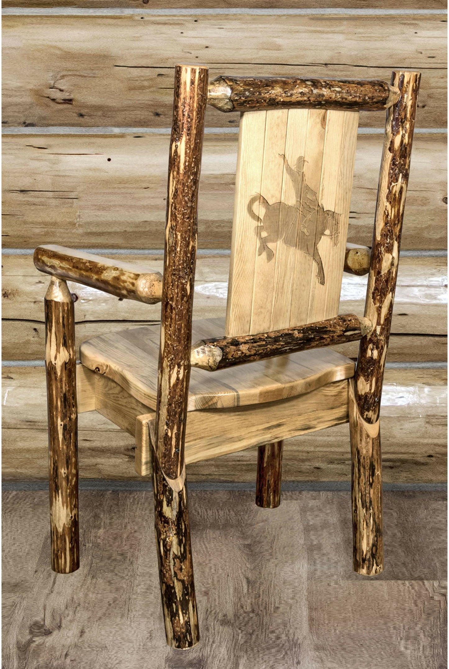 Montana Woodworks Kapitänsstuhl mit Lasergravur