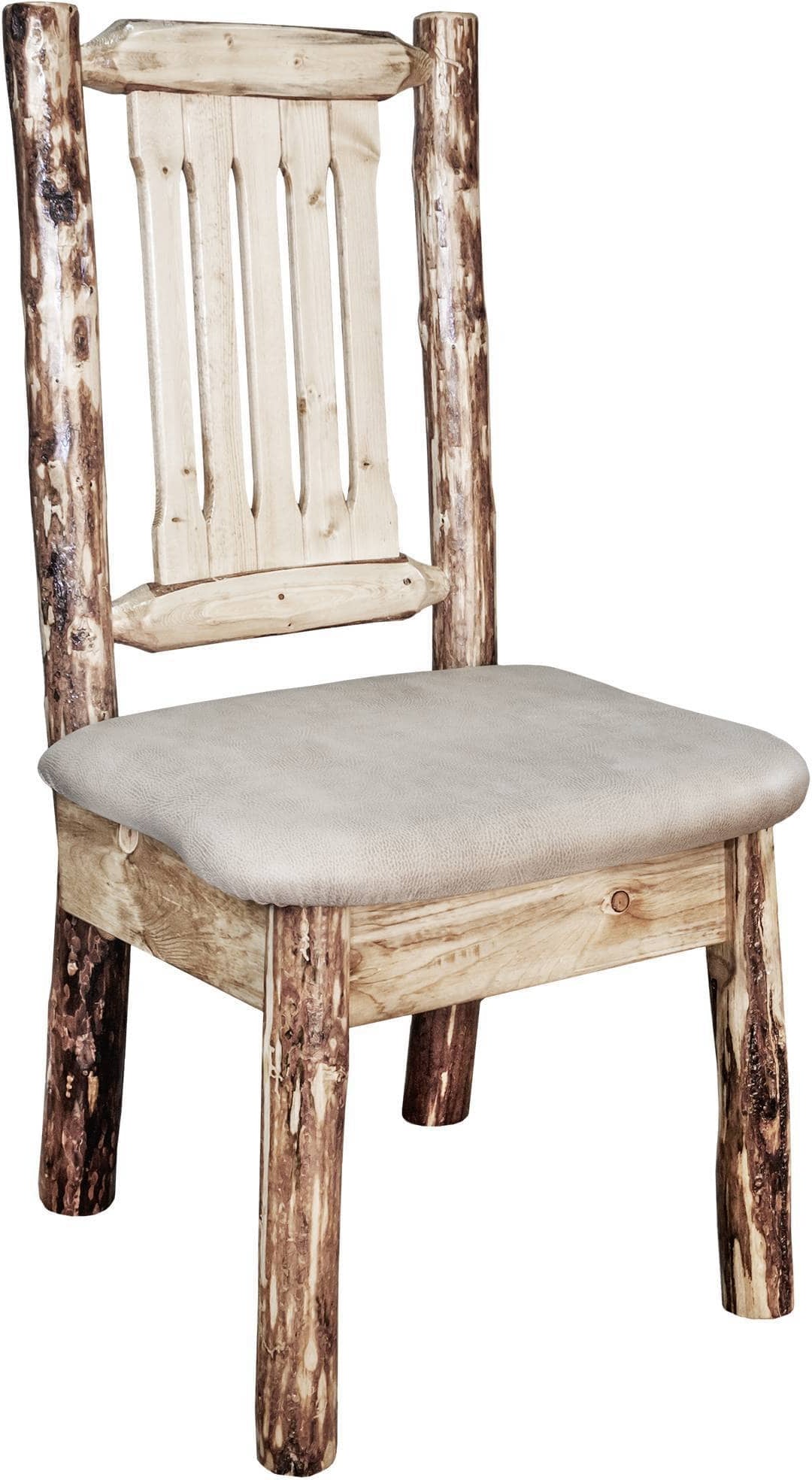 Montana Woodworks Glacier Country Kollektion Kapitänsstuhl mit Polstersitz