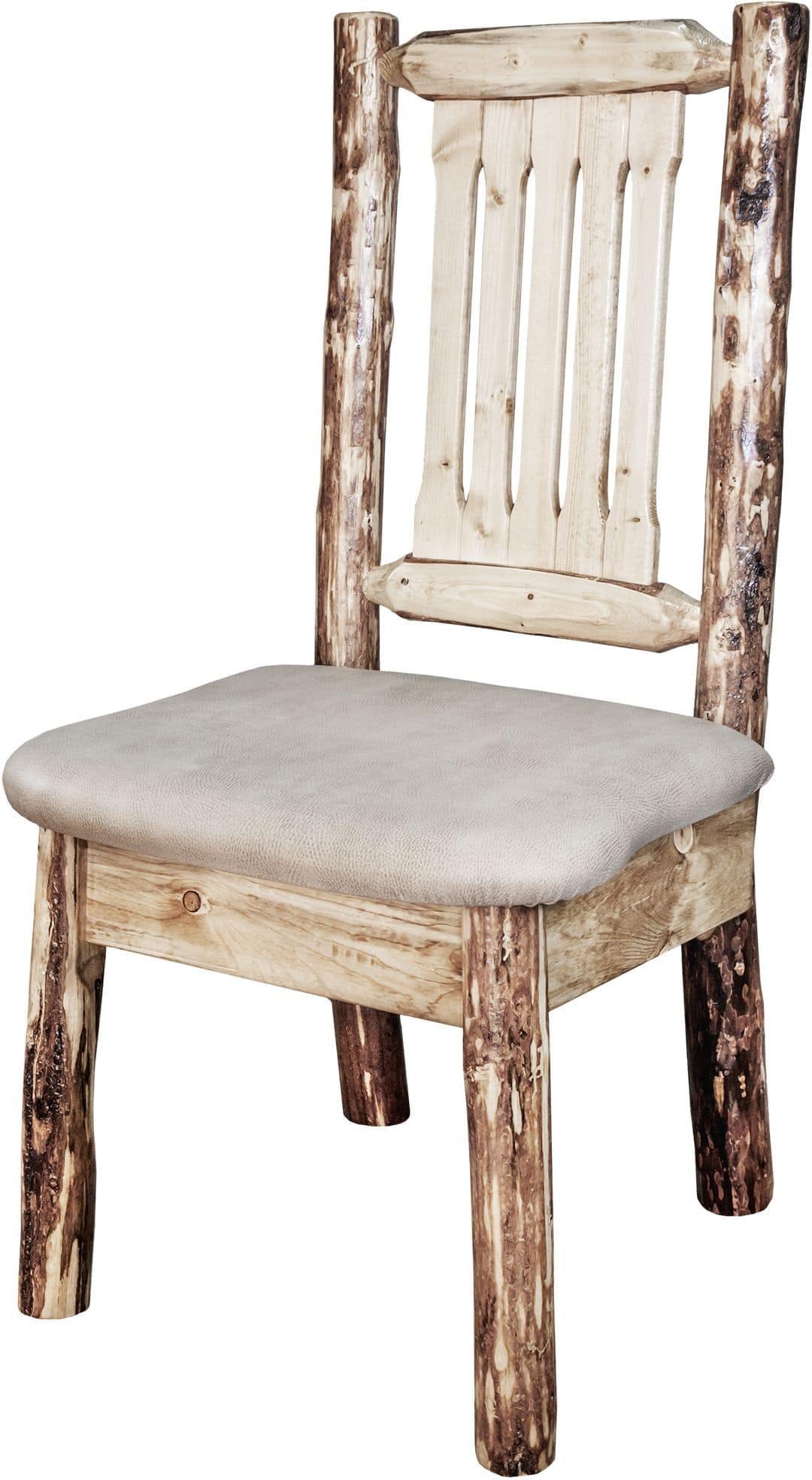 Montana Woodworks Glacier Country Kollektion Kapitänsstuhl mit Polstersitz