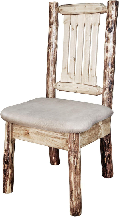 Montana Woodworks Glacier Country Kollektion Kapitänsstuhl mit Polstersitz