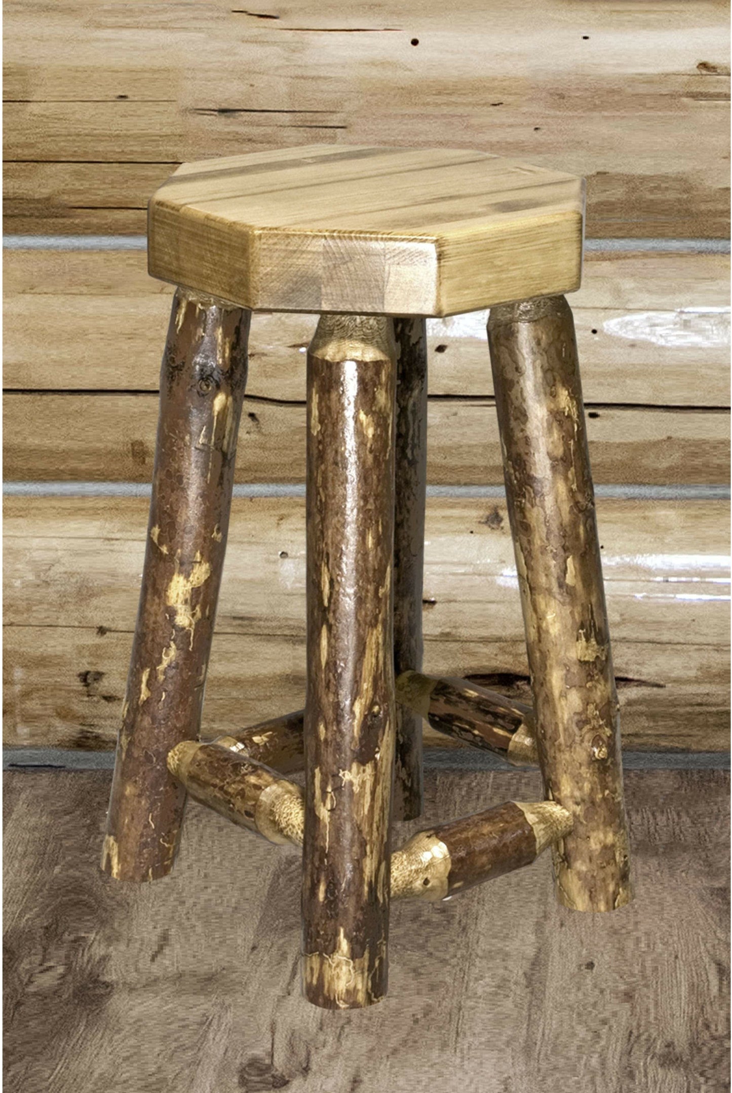 Montana Woodworks Gletscher Country Kollektion Counter Height Backless Barshocker