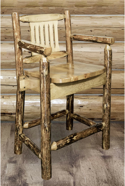 Montana Woodworks Glacier Country Kollektion Counter Height Captain's Barshocker