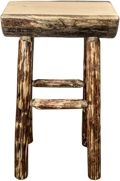 Montana Woodworks Gletscher Country Kollektion Halb Log Barstool