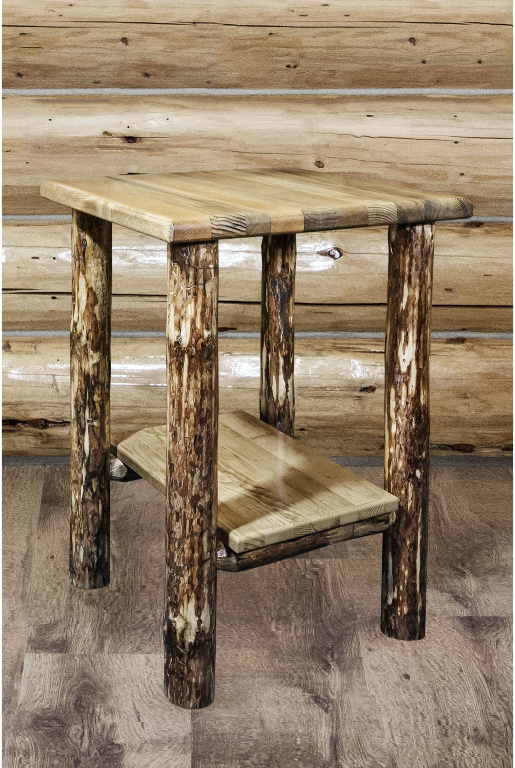 Montana Woodworks Glacier Country Kollektion Nachttisch mit Regal