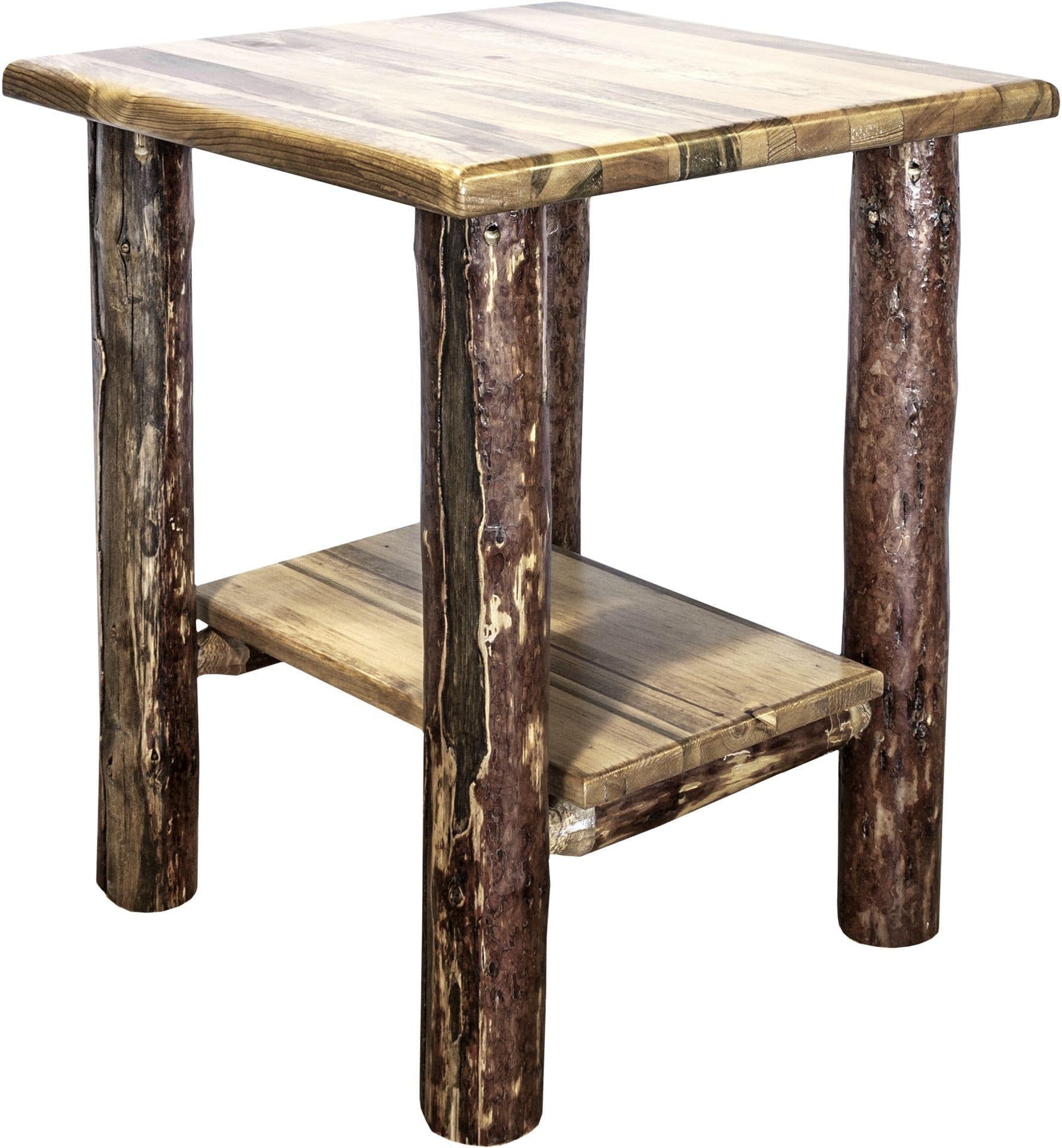 Montana Woodworks Glacier Country Kollektion Nachttisch mit Regal