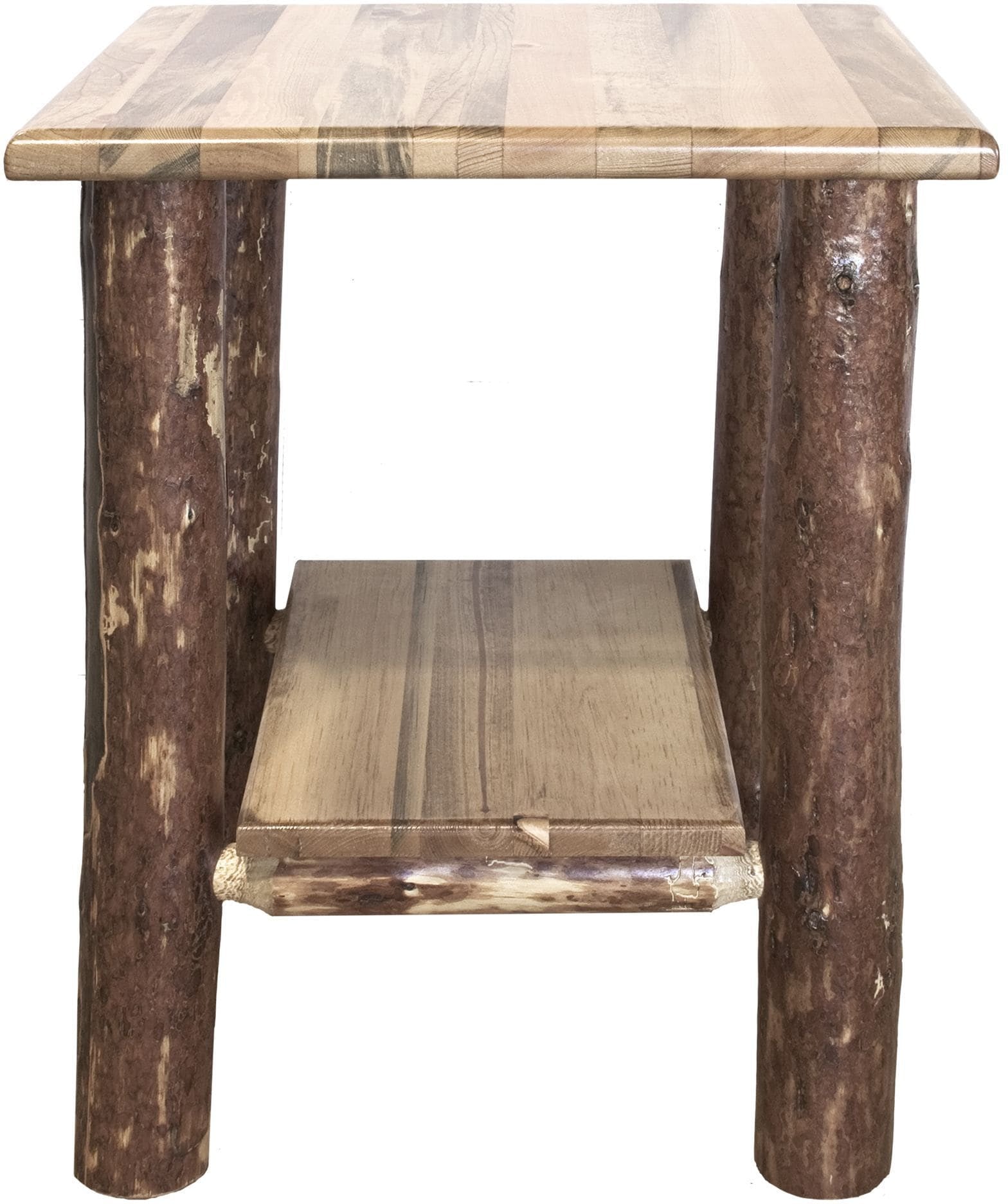 Montana Woodworks Glacier Country Kollektion Nachttisch mit Regal