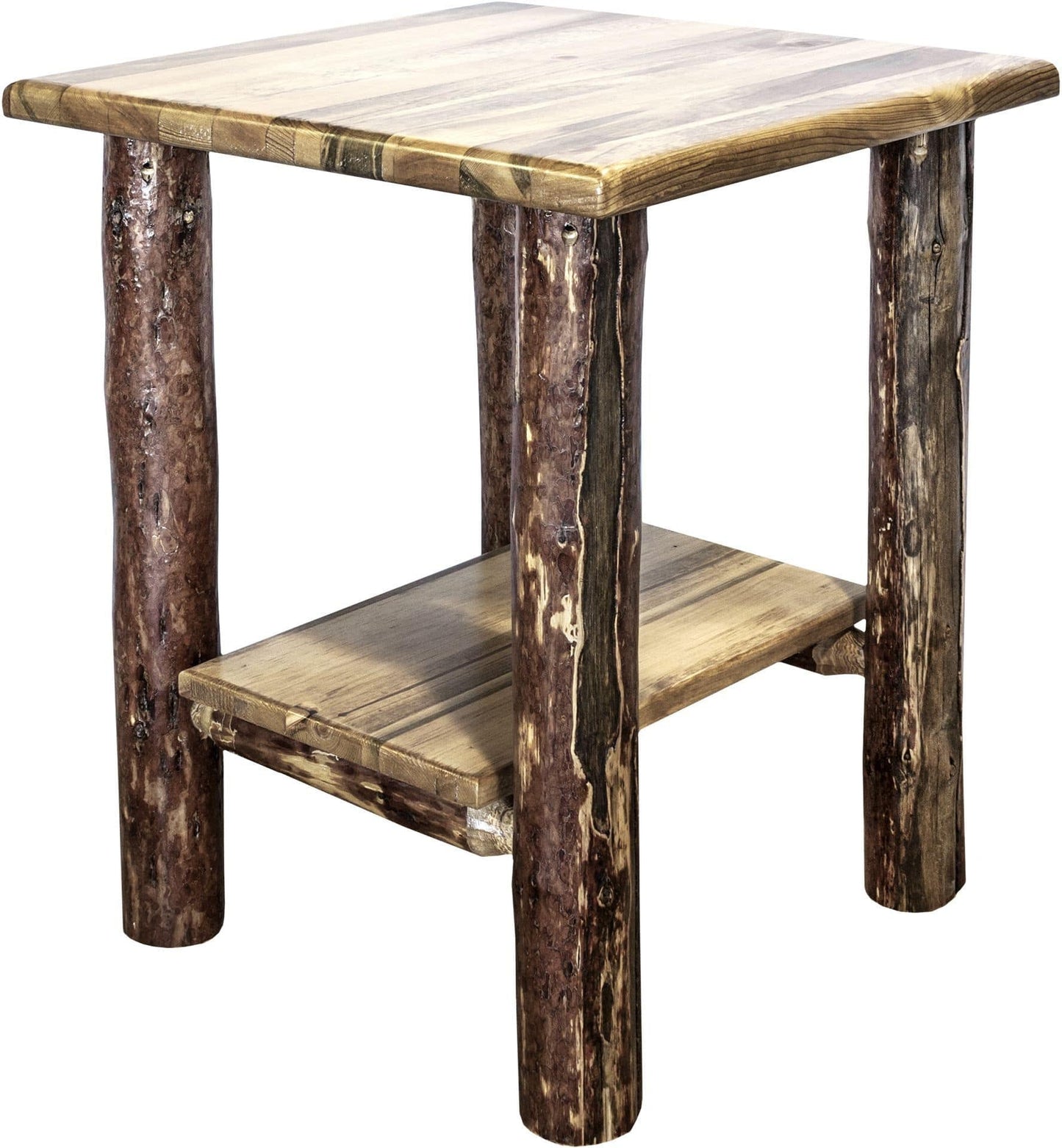 Montana Woodworks Glacier Country Kollektion Nachttisch mit Regal