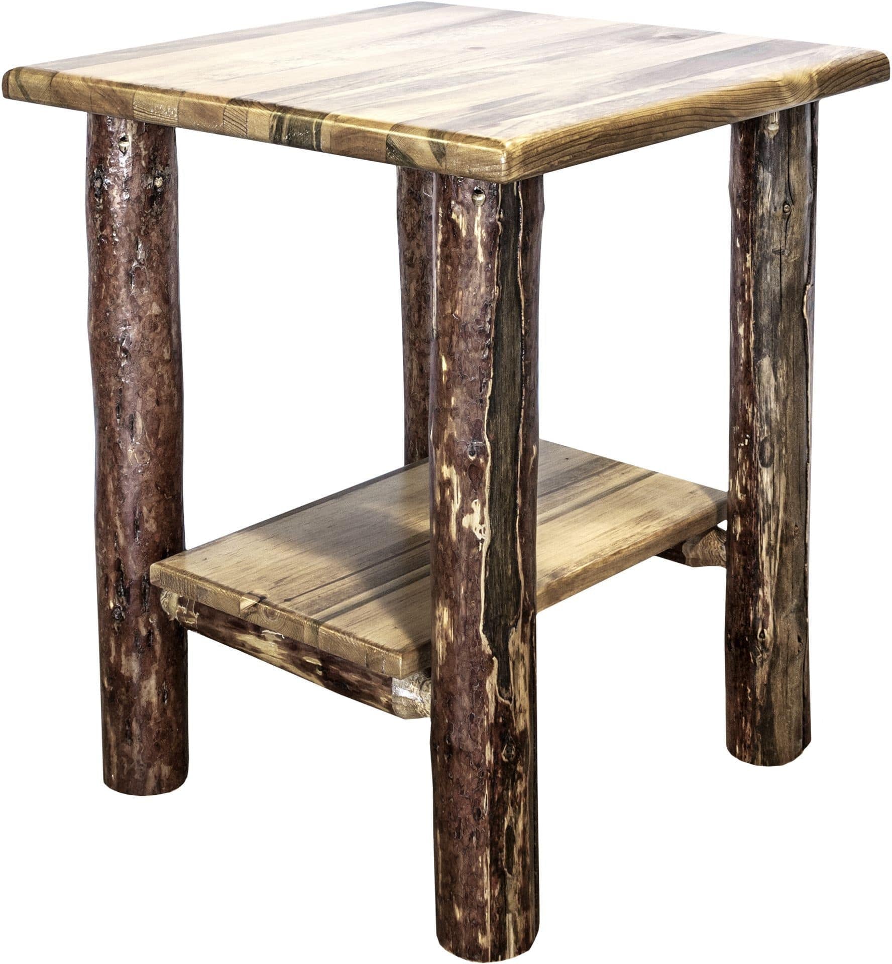 Montana Woodworks Glacier Country Kollektion Nachttisch mit Regal