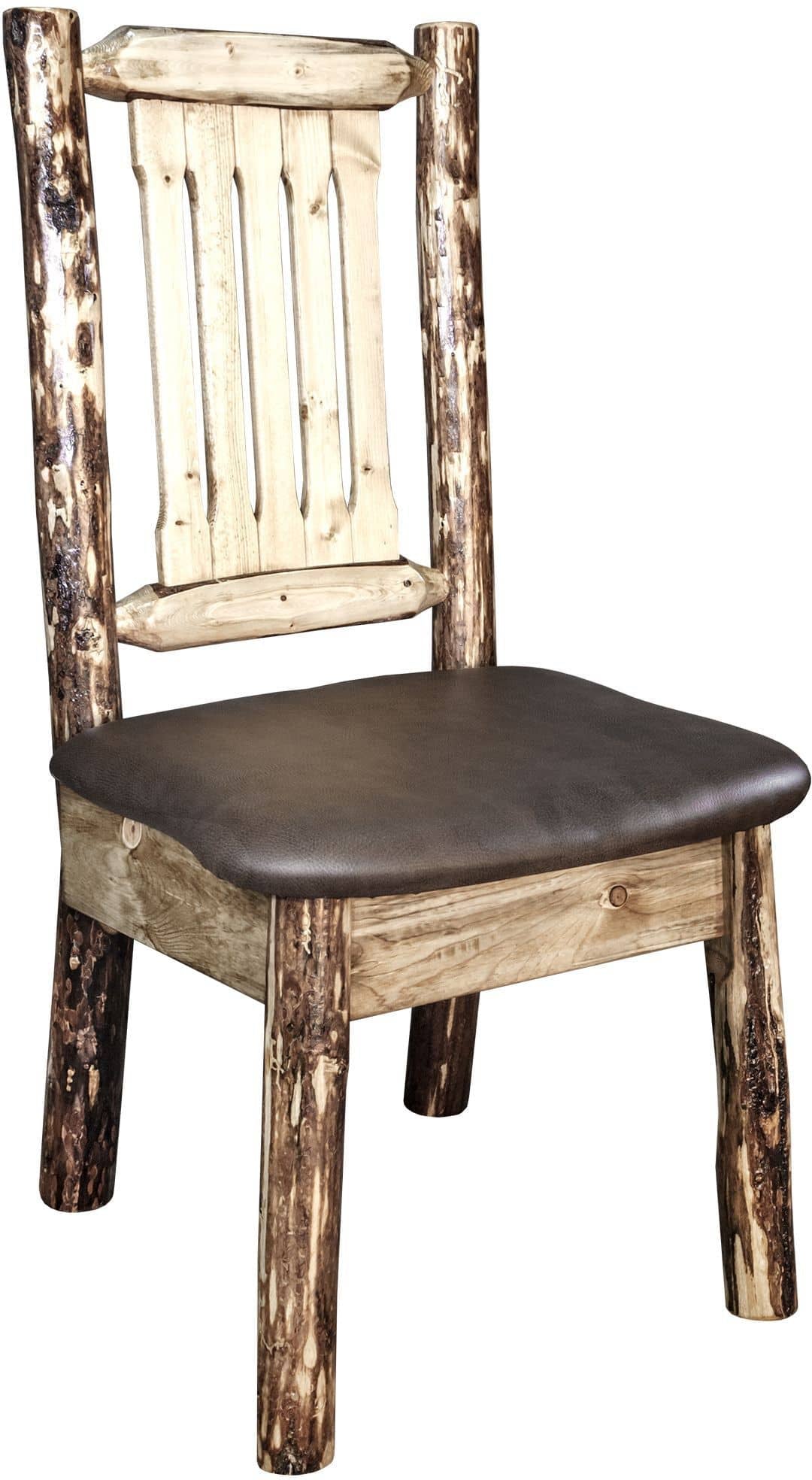 Montana Woodworks Glacier Country Kollektion Side Chair mit Polstersitz