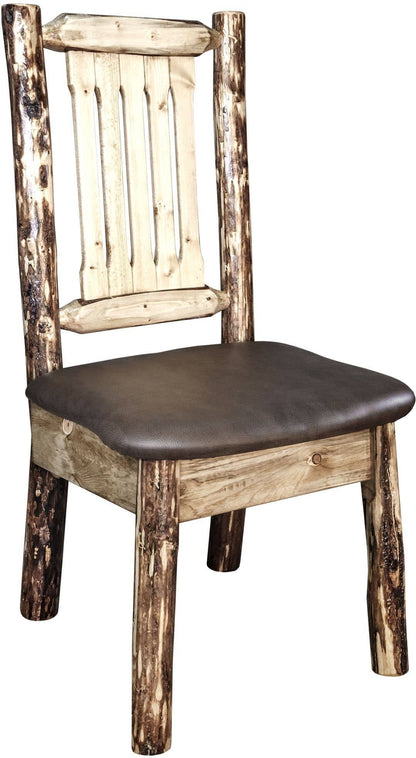 Montana Woodworks Glacier Country Kollektion Side Chair mit Polstersitz