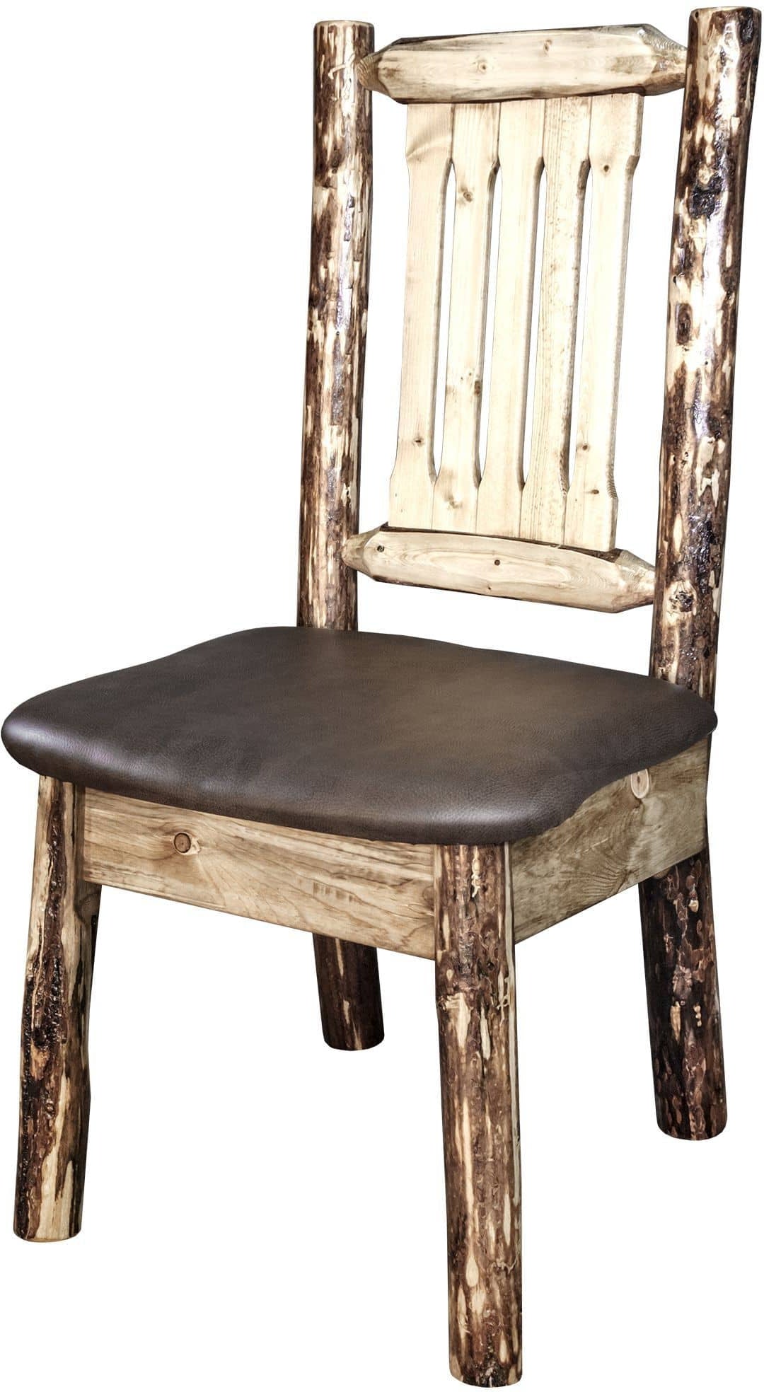 Montana Woodworks Glacier Country Kollektion Side Chair mit Polstersitz
